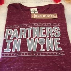 NWT! ATX MAFIA DEEP RED GRAPHIC T-SHIRT SIZE L